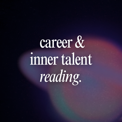 Career & Inner Talent Birth Chart Reading