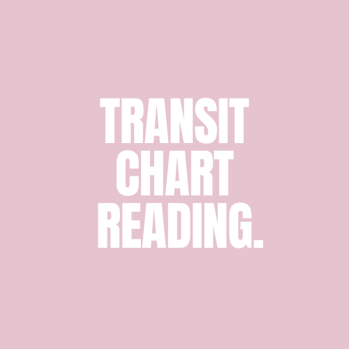 "Into The Future" Transit Chart Reading