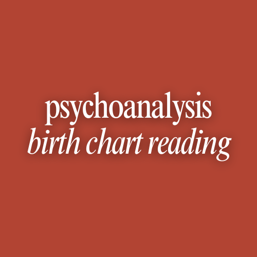 Psychoanalysis Birth Chart Reading