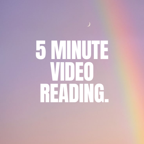 5 Minute Recorded Video Reading