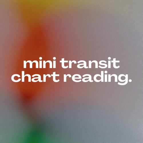 Mini "Into The Future" Transit Reading