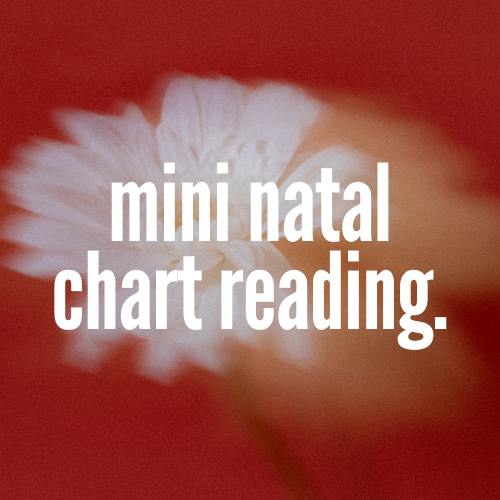 Mini Natal Chart Reading
